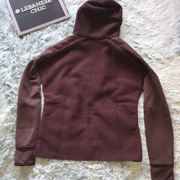 NWT Size M Adidas Burgundy Wine Hoodie Jacket - Picture 8 of 8